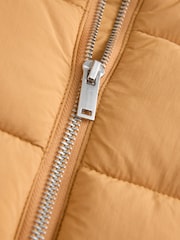 Ochre Yellow Shower Resistant Square Quilted Coat (3-16yrs) - Image 10 of 11