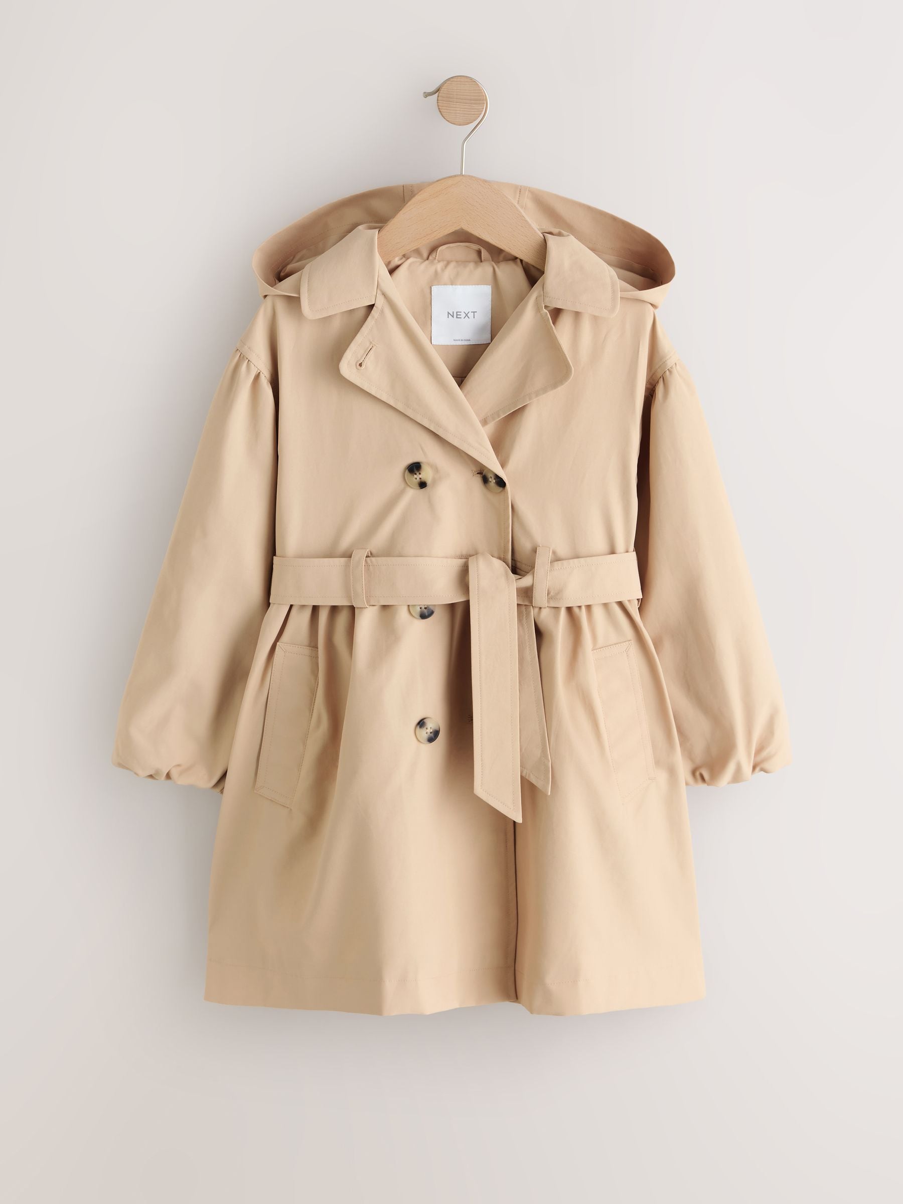 Buy Neutral Skirted Trench Coat (3-16yrs) from Next USA