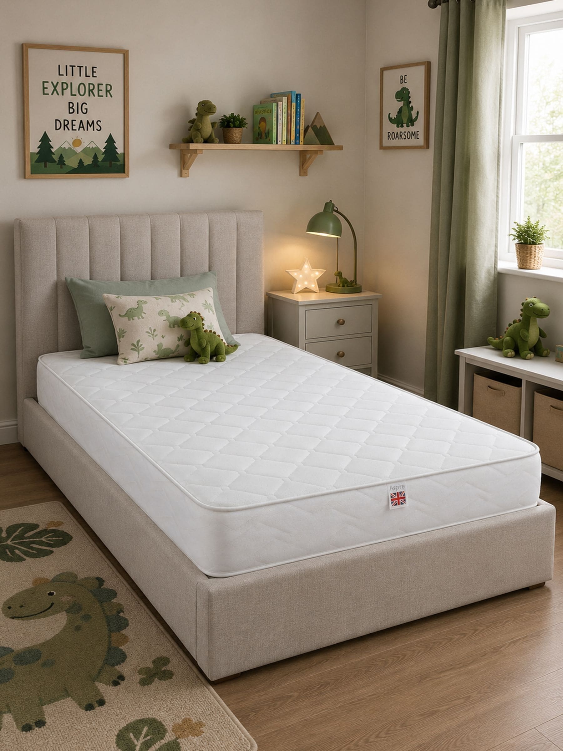B&Q - Kids Memory Foam Healthy Start Mattress With Oeko-Tex FabricSize Small Single - Image 4