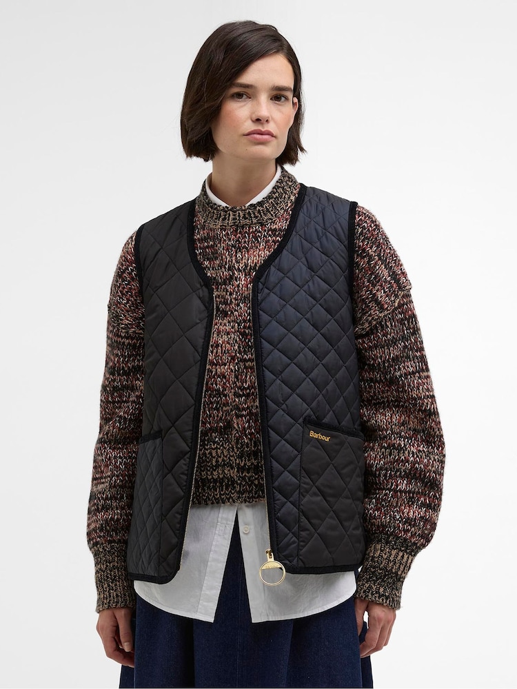 Barbour® Navy Heslerton Gilet - Image 1 of 5 Barbour® Navy Heslerton Gilet - Image 1 of 5