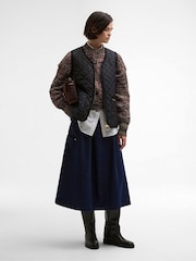 Barbour® Navy Heslerton Gilet - Image 2 of 5