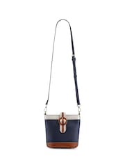 Pavers Blue Buckle Fasten Crossbody Bag - Image 1 of 4