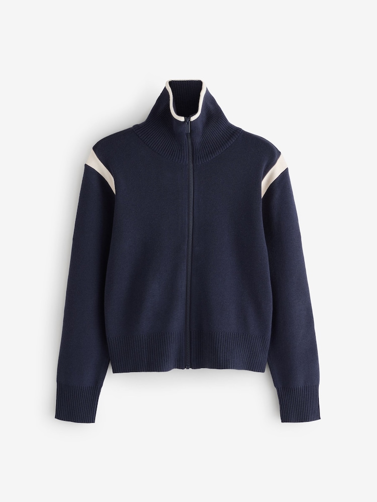 Calvin Klein Golf Rivera Full Zip Knit Top - Image 1 of 1 Calvin Klein Golf Rivera Full Zip Knit Top - Image 1 of 1