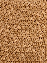 Moda in Pelle Natural Emilia Leopard Buckle Trim Hat - Image 4 of 4