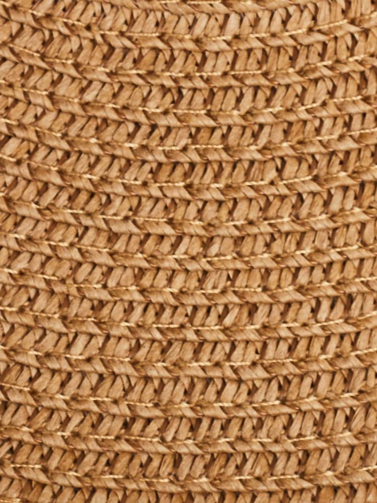 Moda in Pelle Natural Emilia Leopard Buckle Trim Hat - Image 5 of 5 Moda in Pelle Natural Emilia Leopard Buckle Trim Hat - Image 5 of 5
