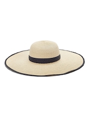 Moda in Pelle Natural Secret Leopard Floppy Hat - Image 2 of 4