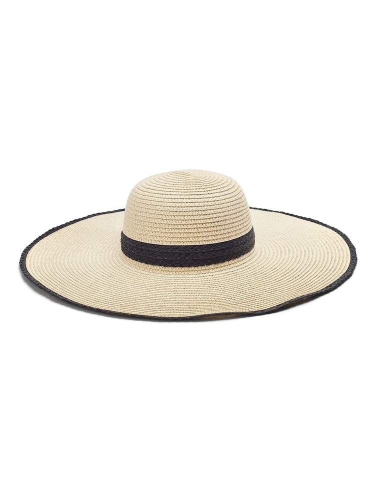 Moda in Pelle Natural Secret Leopard Floppy Hat - Image 2 of 4