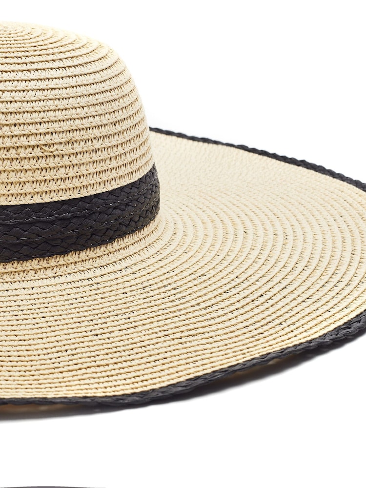 Moda in Pelle Natural Secret Leopard Floppy Hat - Image 3 of 5