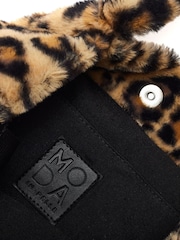 Animal - Bolsa de ombro preta fofa Moda in Pelle Bambi - Imagem 4 de 4