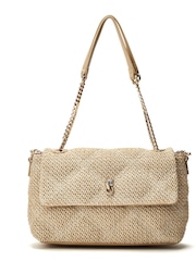 Moda in Pelle Bea Quilted Black Cross-Body Bag - Image 2 of 4