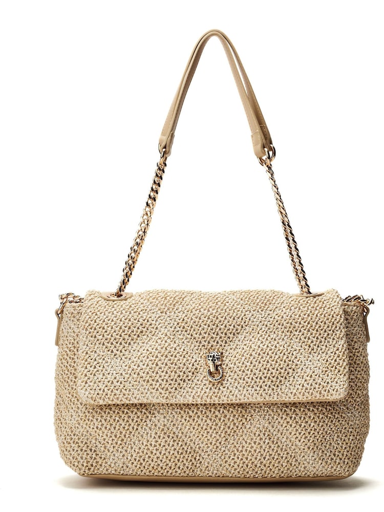 Moda in Pelle Bea Quilted Black Cross-Body Bag - Image 2 of 4