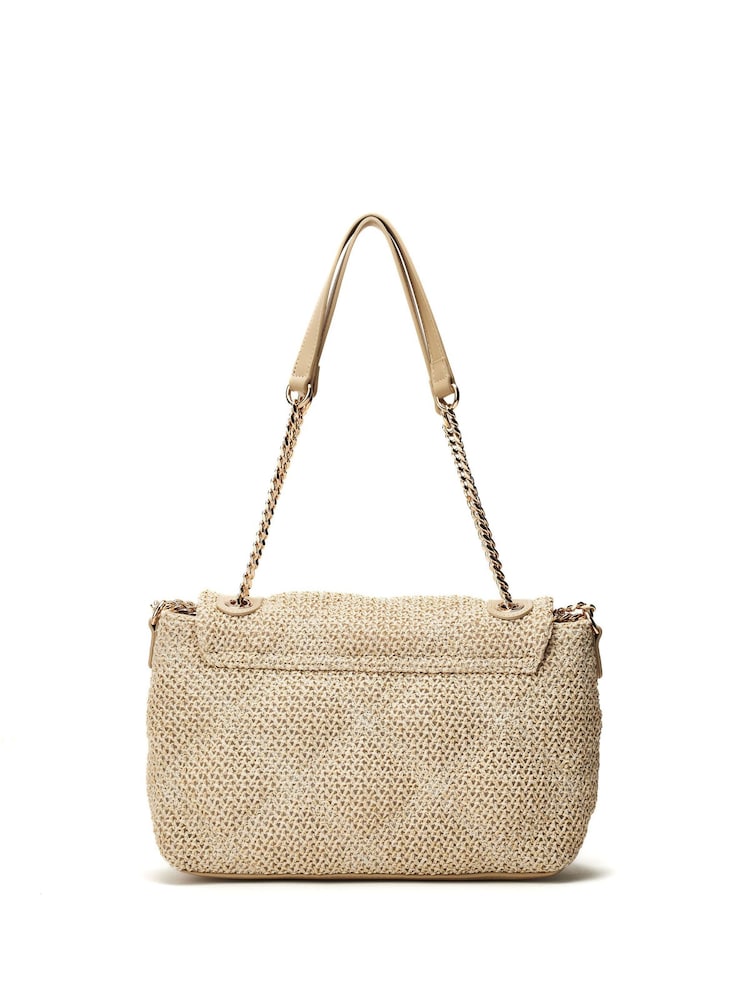 Moda in Pelle Bea Quilted Black Cross-Body Bag - Image 4 of 4