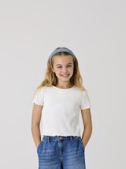 ONLY KIDS Short Sleeve White T-Shirt - Imagen 1 de 3