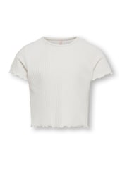 ONLY KIDS Short Sleeve White T-Shirt - Imagen 2 de 3