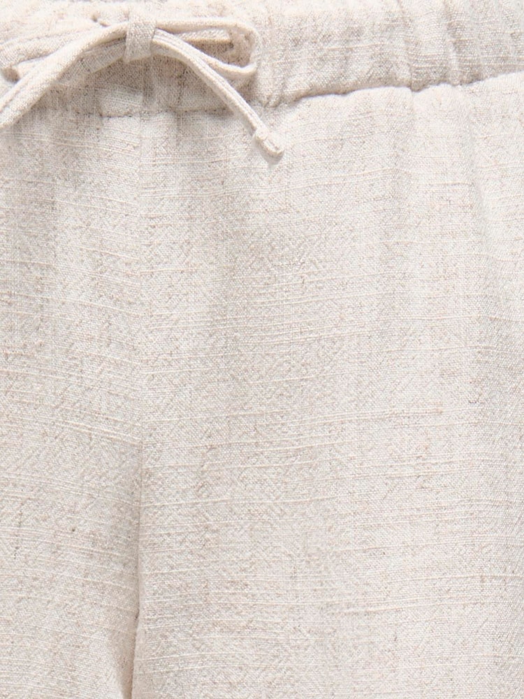 ONLY KIDS Natural Linen Blend Shorts - Image 6 of 6