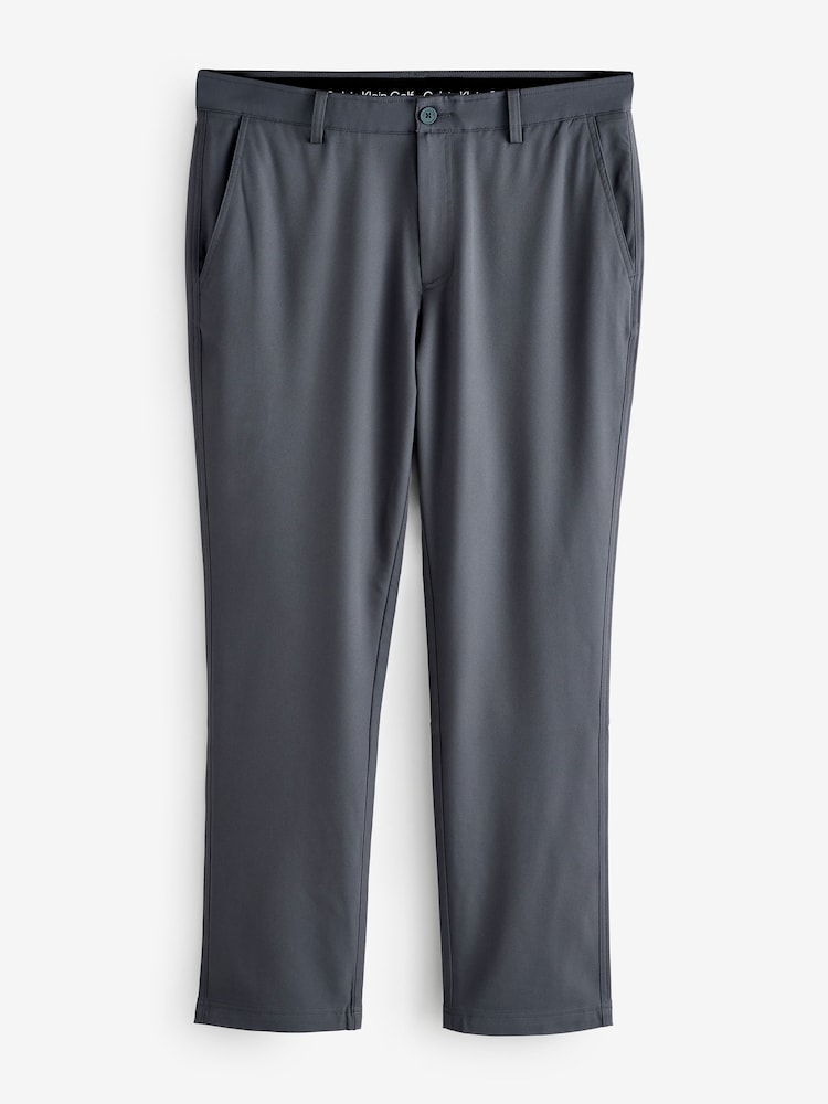 Calvin Klein Golf Grey Regular Fit Stretch Bullet Trousers - Image 1 of 1