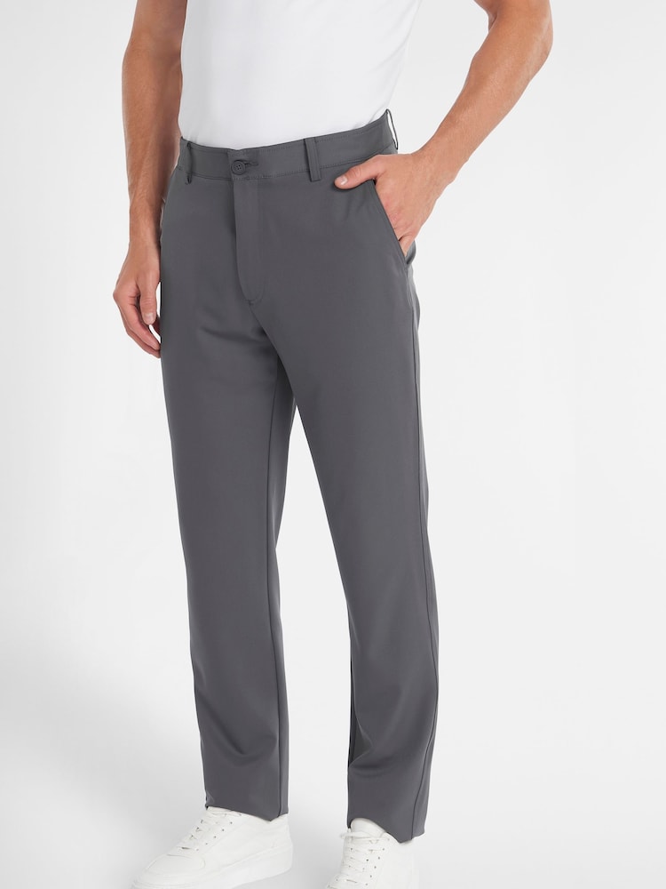Calvin Klein Golf Grey Regular Fit Stretch Bullet Trousers - صورة 2 من 8
