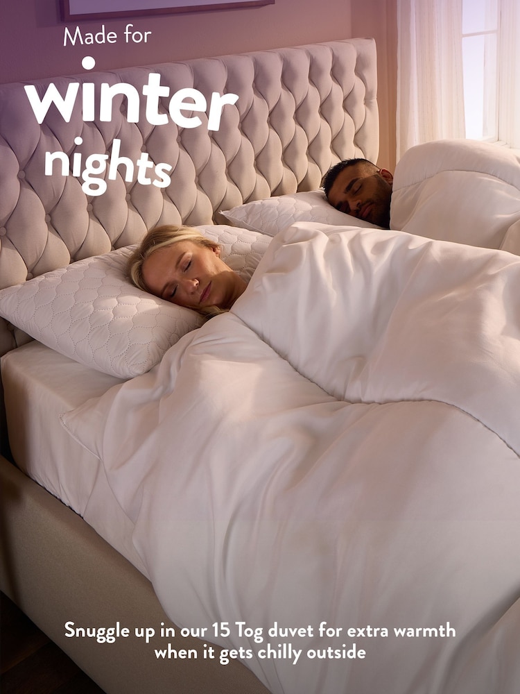Slumberdown White Warm Winter Nights 15 Tog Duvet - Image 2 of 8