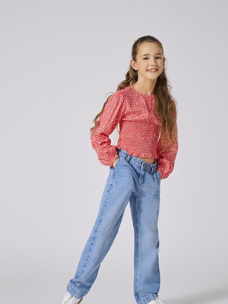 ONLY KIDS Blue Madison Wide Leg Jeans - Image 1 of 4