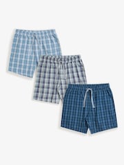 Threadbare Check 100% Cotton Lounge Shorts 3 Pack - Bild 1 von 4
