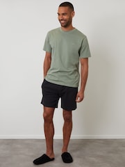 Threadbare Green Textured Short Pyjamas Set - Image 3 of 4