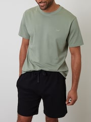 Threadbare Green Textured Short Pyjamas Set - Image 4 of 4
