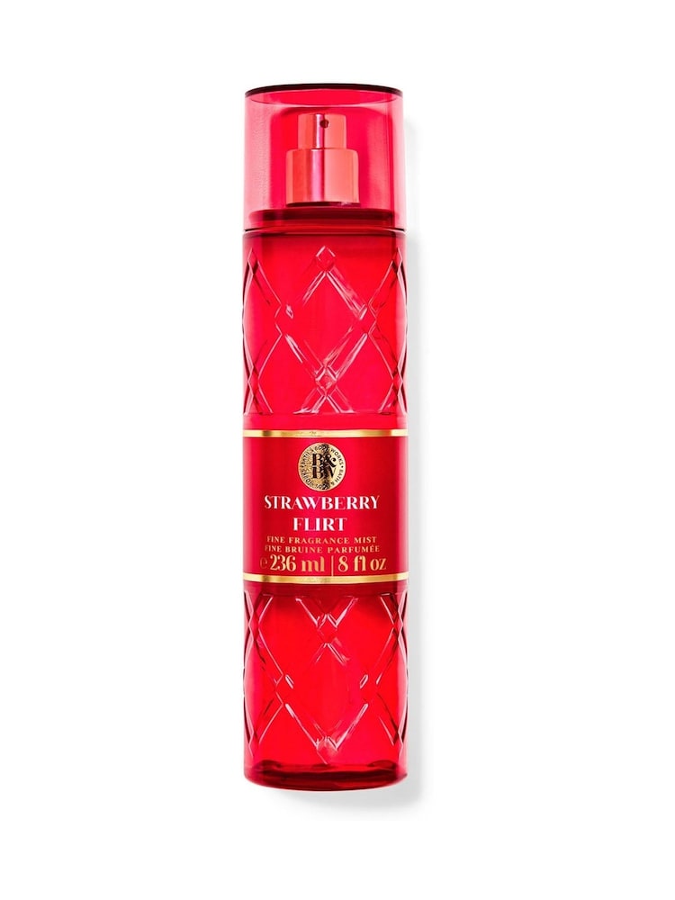 Bath & Body Works Strawberry Flirt Fine Fragrance Mist 8 fl oz / 236 mL Full Size - Image 1 of 2 Bath & Body Works Strawberry Flirt Fine Fragrance Mist 8 fl oz / 236 mL Full Size - Image 1 of 2