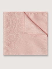 Antique Rogue Pink Paisley Handkerchief - Image 1 of 3