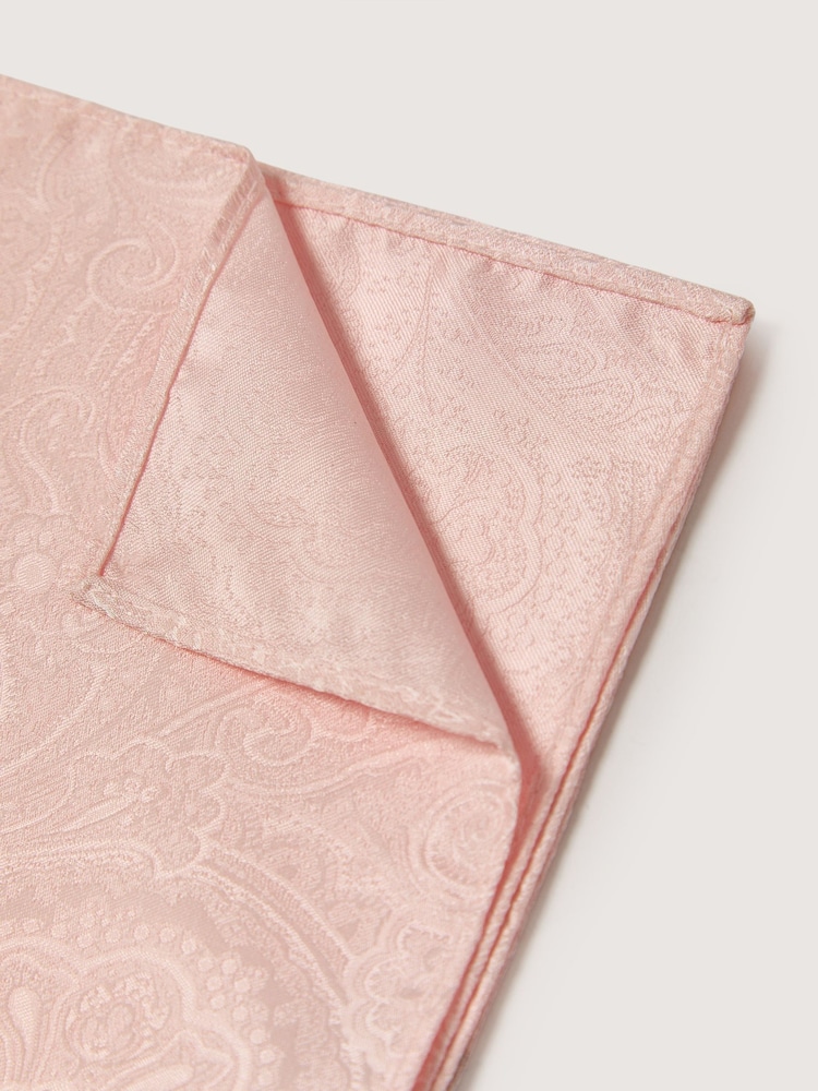 Antique Rogue Pink Paisley Handkerchief - Image 2 of 3