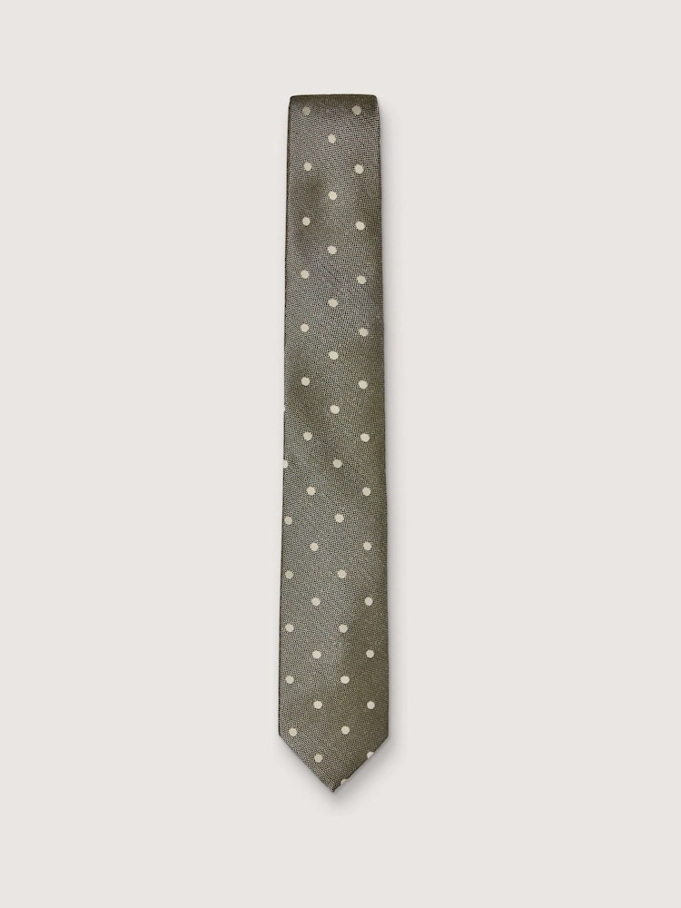 Antique Rogue Green Polka Dot Tie - Image 1 of 4