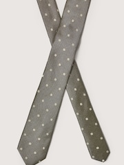 Antique Rogue Green Polka Dot Tie - Image 3 of 4