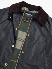 Barbour® Sage Long Beadnell Wax Jacket - Image 3 of 4