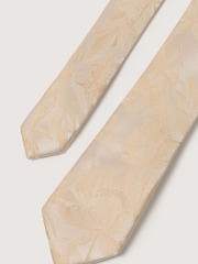 Antique Rogue Natural Summer Floral Tie - Image 4 of 4