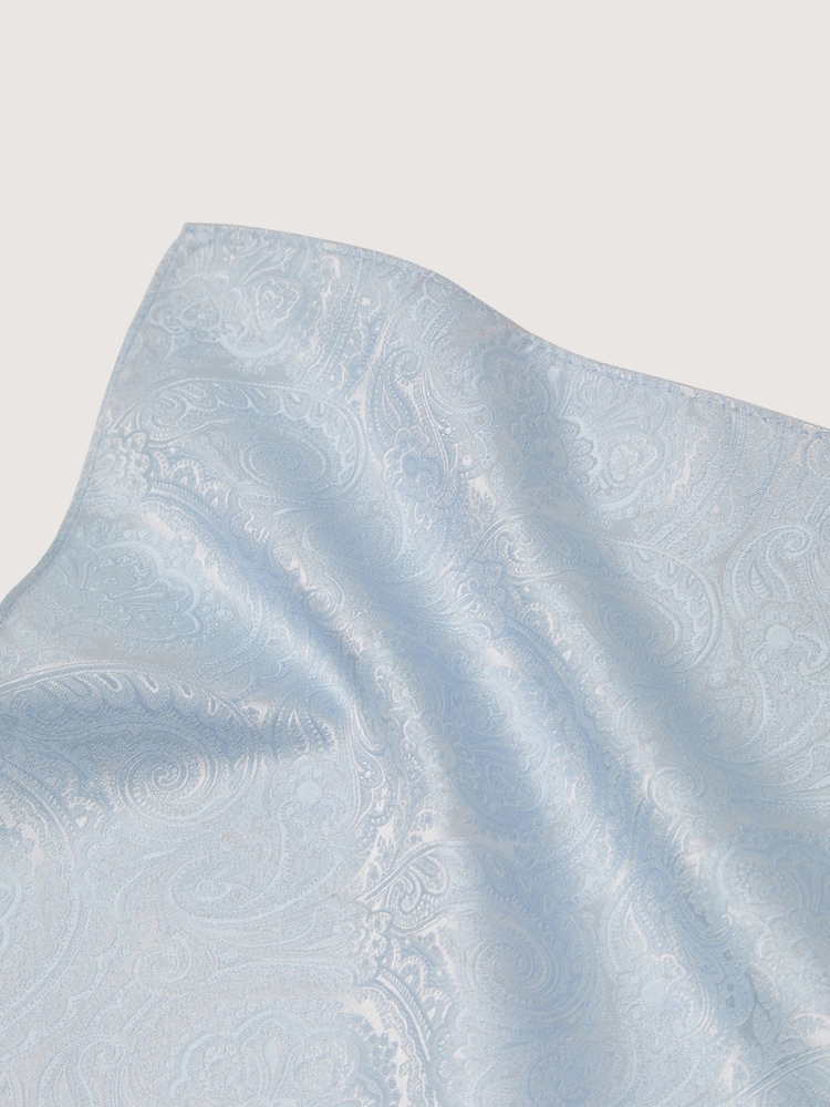 Antique Rogue Blue Paisley Handkerchief - Image 3 of 3