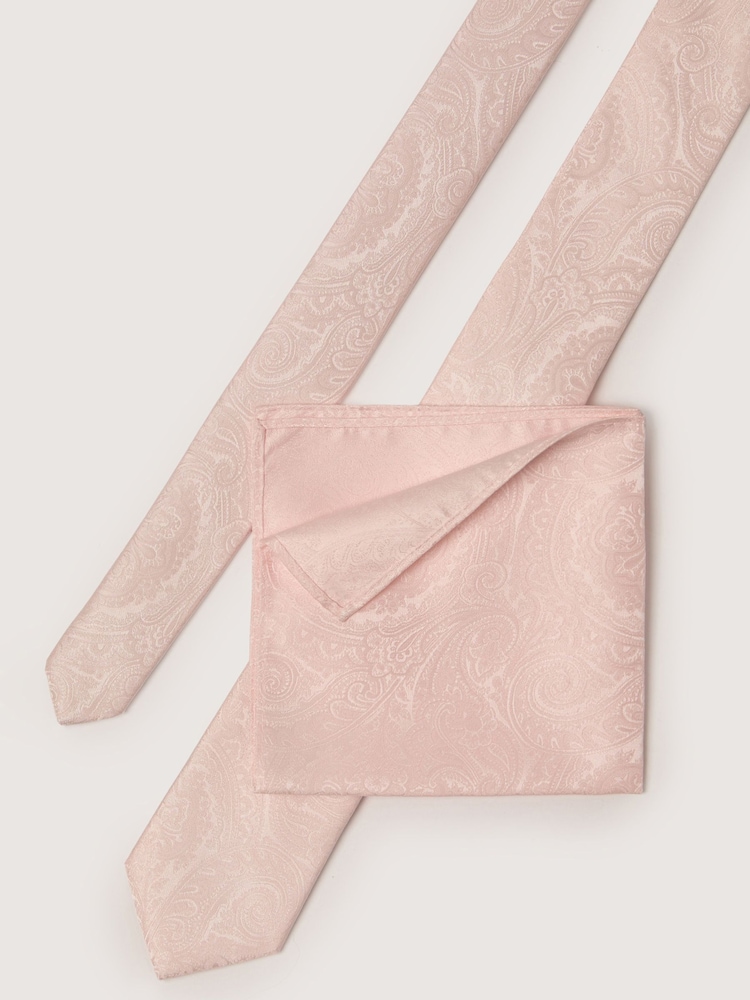 Antique Rogue Pink Paisley Tie - Image 3 of 3