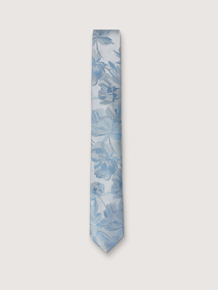 Antique Rogue Blue Summer Floral Tie - Image 1 of 4