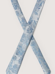 Antique Rogue Blue Summer Floral Tie - Image 3 of 4