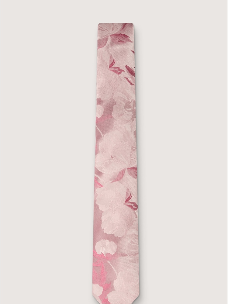 Antique Rogue Pink Summer Floral Tie - Image 1 of 4