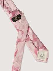 Antique Rogue Pink Summer Floral Tie - Image 2 of 4