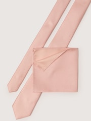 Antique Rogue Pink Texture Tie - Image 4 of 4