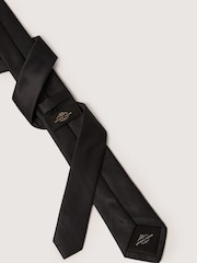 Antique Rogue Black Texture Tie - Image 2 of 4