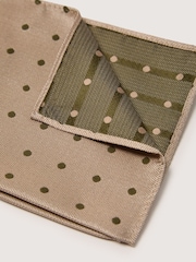 Antique Rogue Natural Polka Dot Handkerchief - Image 2 of 4