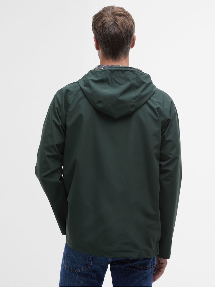 Barbour® Green Domus Waterproof Hooded Jacket - Image 2 of 6