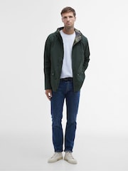 Barbour® Green Domus Waterproof Hooded Jacket - Image 3 of 6