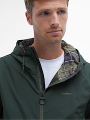 Barbour® Green Domus Waterproof Hooded Jacket - Image 4 of 6