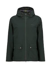 Barbour® Green Domus Waterproof Hooded Jacket - Image 6 of 6