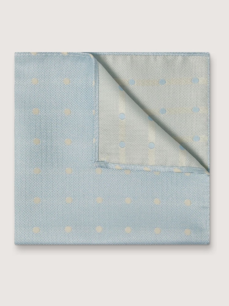 Antique Rogue Blue Polka Dot Handkerchief - Image 1 of 2