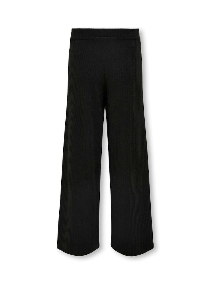 ONLY KIDS Wide Leg Black Trousers - Image 5 of 6