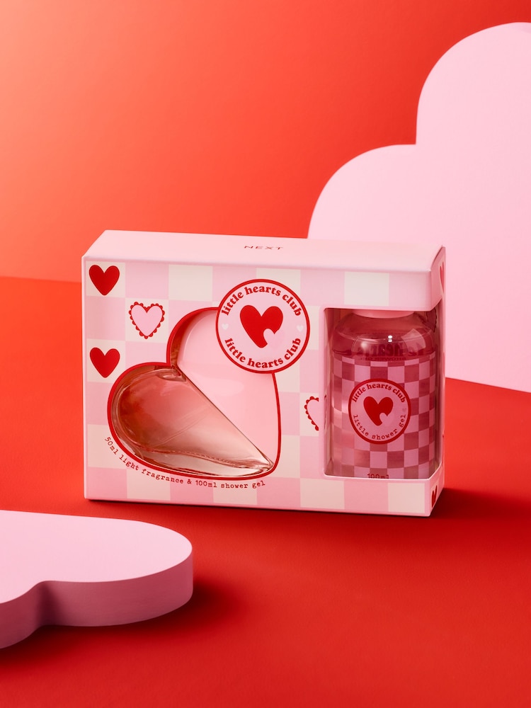 Girls Little Hearts Club 50ml Light Fragrance and Shower Gel Set - Image 1 of 3