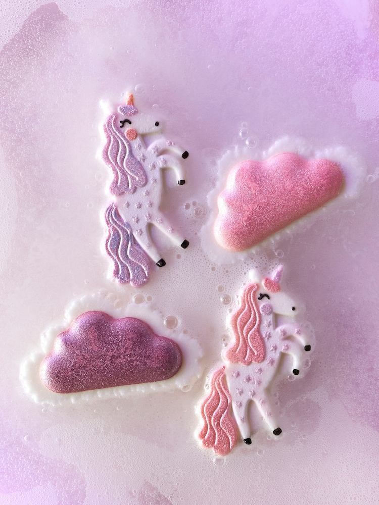 Set of 4 Little Miss Unicorn Bath Fizzers - Image 2 of 3 Set of 4 Little Miss Unicorn Bath Fizzers - Image 2 of 3